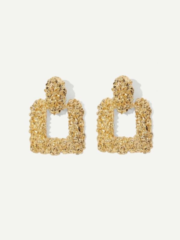 grote oorbellen, vierkant, statement, sieraden, hippe, leuke, mooie