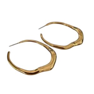Hoop Oorbellen, Groot, goud, sieraden, dames, Natasha