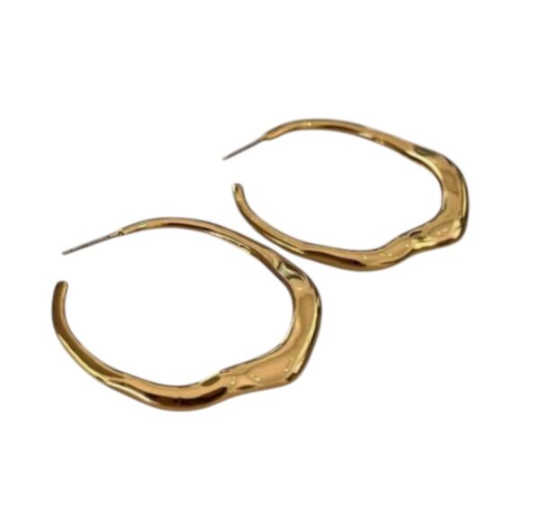 Hoop Oorbellen, Groot, goud, sieraden, dames, Natasha