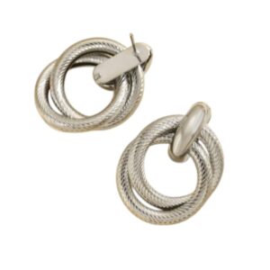 Statement Oorbellen, Rond, zilver, sieraden, dames, Whitney