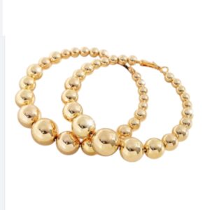 Hoops Oorbellen, Bolletjes, Goud, sieraden, dames, vrouw, accessoires, leuke, hippe, mooie