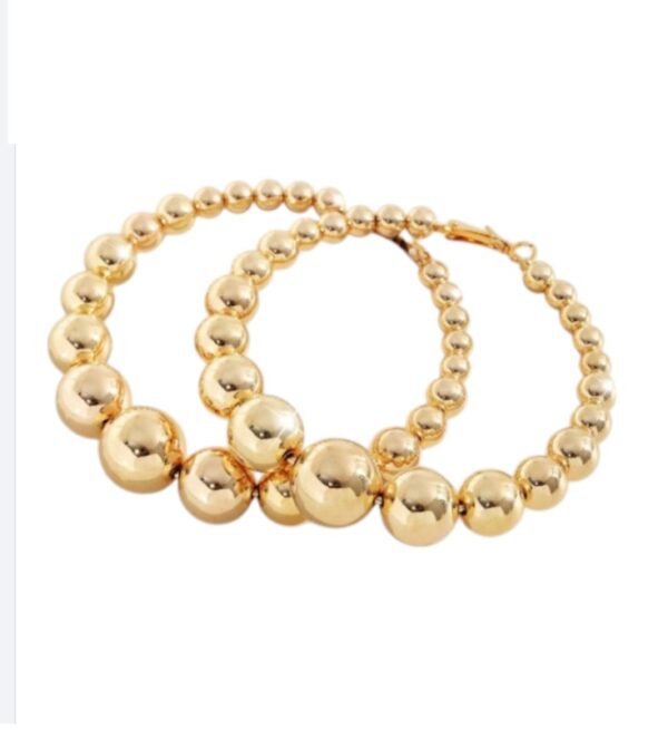 Hoops Oorbellen, Bolletjes, Goud, sieraden, dames, vrouw, accessoires, leuke, hippe, mooie