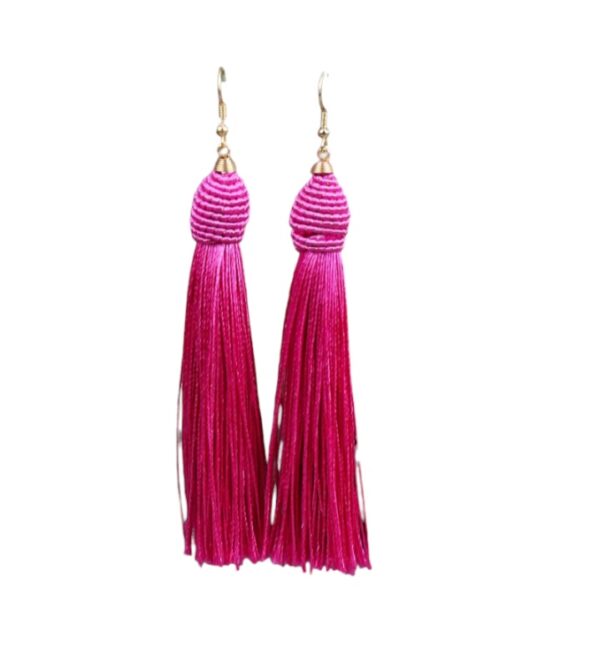 Oorhangers, Kwastje, Roze, Oorbellen, sieraden, dames, accessoires, lente, vrouw, oorringen, zomer