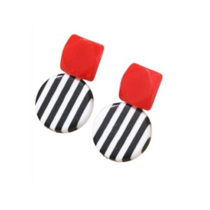 Statement Oorbellen, dames, vrouw, sieraden, accessoires, Streepjes, Groot, lente, zomer