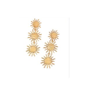 Statement Oorbellen, Zon, Goud, groot, sieraden, dames, vrouw, accessoires, hippe, leuke, zomer, lente